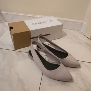 Call It Spring Lavender Slingback Flats